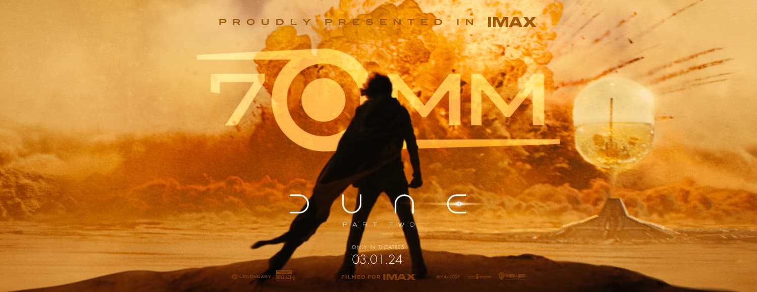 Dune: Part Two IMAX 70MM Film Tickets Now on Sale